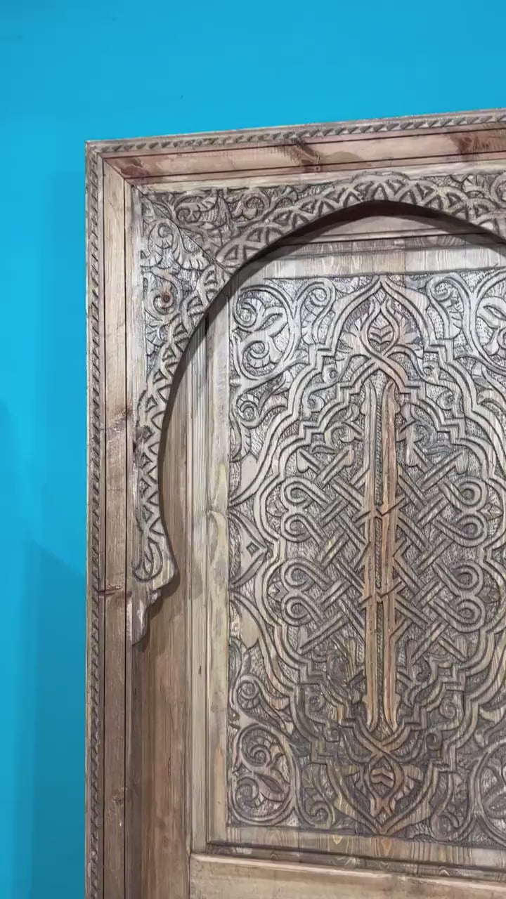 Artisanal Moroccan Door - Handcrafted Elegance for Your Living Space