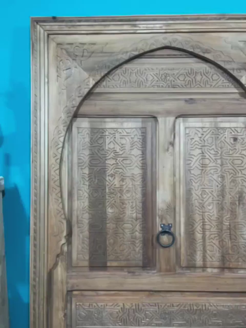 Magnifique door | Moroccan Carved Door | Interior exterior Door | Vintage Antique Carve Door | Wall Deco | Porte de Grange | Boho chic Door