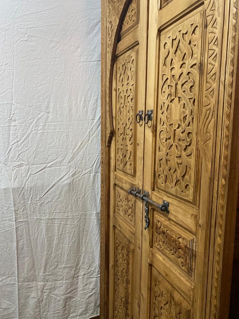 Double marocaine porte sclupté a la main | Morish door | Moroccan door | Prix choc