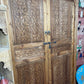Double Antique Door | Wall decor | Moroccan wooden Carved Door | Decoration murale