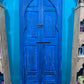 Bleu Carved unique door | Interior Door | Porte En Bois Massif | Carved handmade | Moroccan antique door |