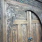 Porte marocaine intérieure traditionnelle Porte en bois sculptée, avec un modèle d’illustration amarré , Wall décor , antique carve doors
