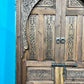 Door Moroccan Unique traditional interior carved wooden door, with a model of illustration docked , Wall decor, antique carve doors