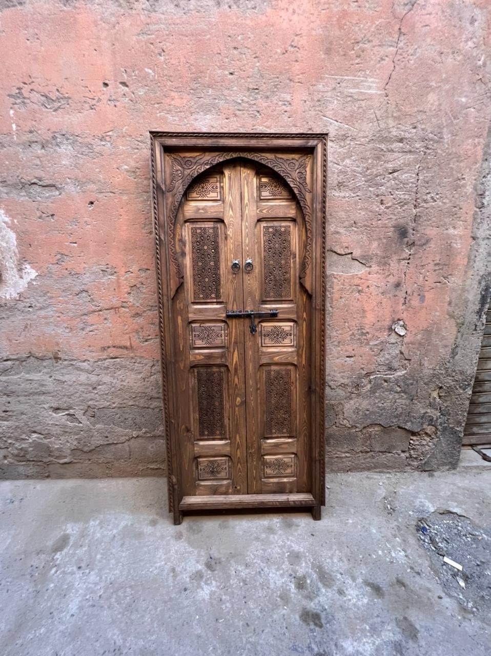 double Door sclupté  Carved door Old Wall deco Hand Carve Door,Wall Décor, Morrocan vieille morish door