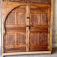 Porte marocaine extérieure intérieure traditionnelle  Porte en bois sculptée, grande porte sculpté