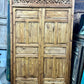 Large Antique Wooden Door with external opening, Moroccan Door hand carved, Entryway Entrance Door, Moroccan Berber Interior Exterior Door