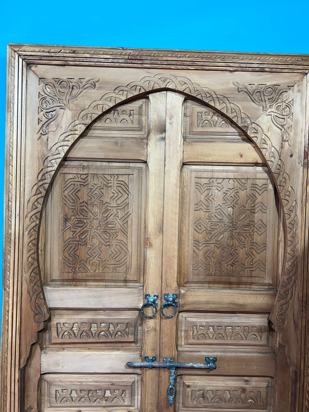 Carved Moroccan Interior Door, Berber Antique  Door, Entrance Door, Antique Door, Entryway Door, Traditional Design, Home Entryway doors,