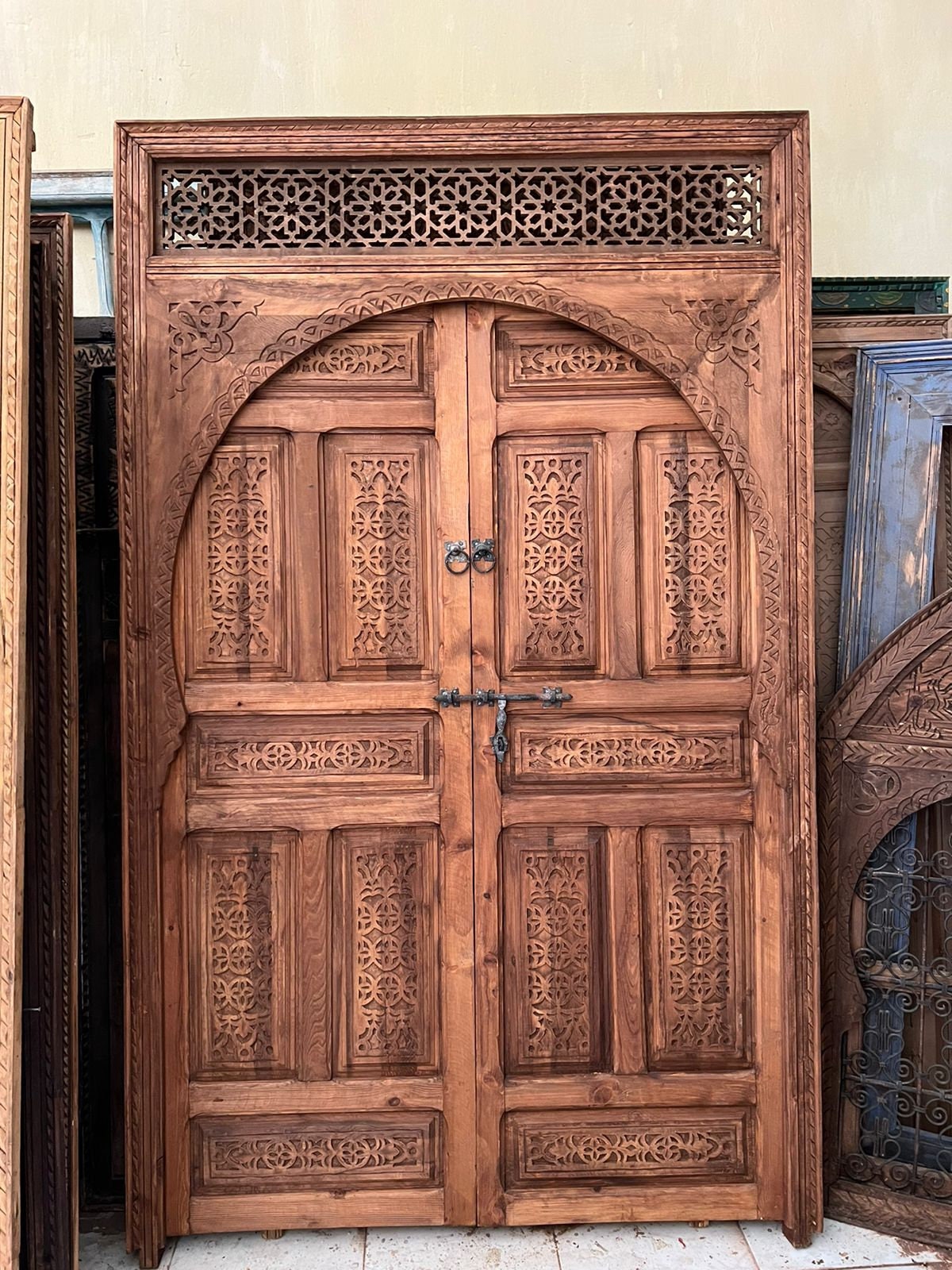 INTERIOR Exterior DOUBLE DOOR | Royal Gate | Wall deco | Reclaimed door, Entrance Door