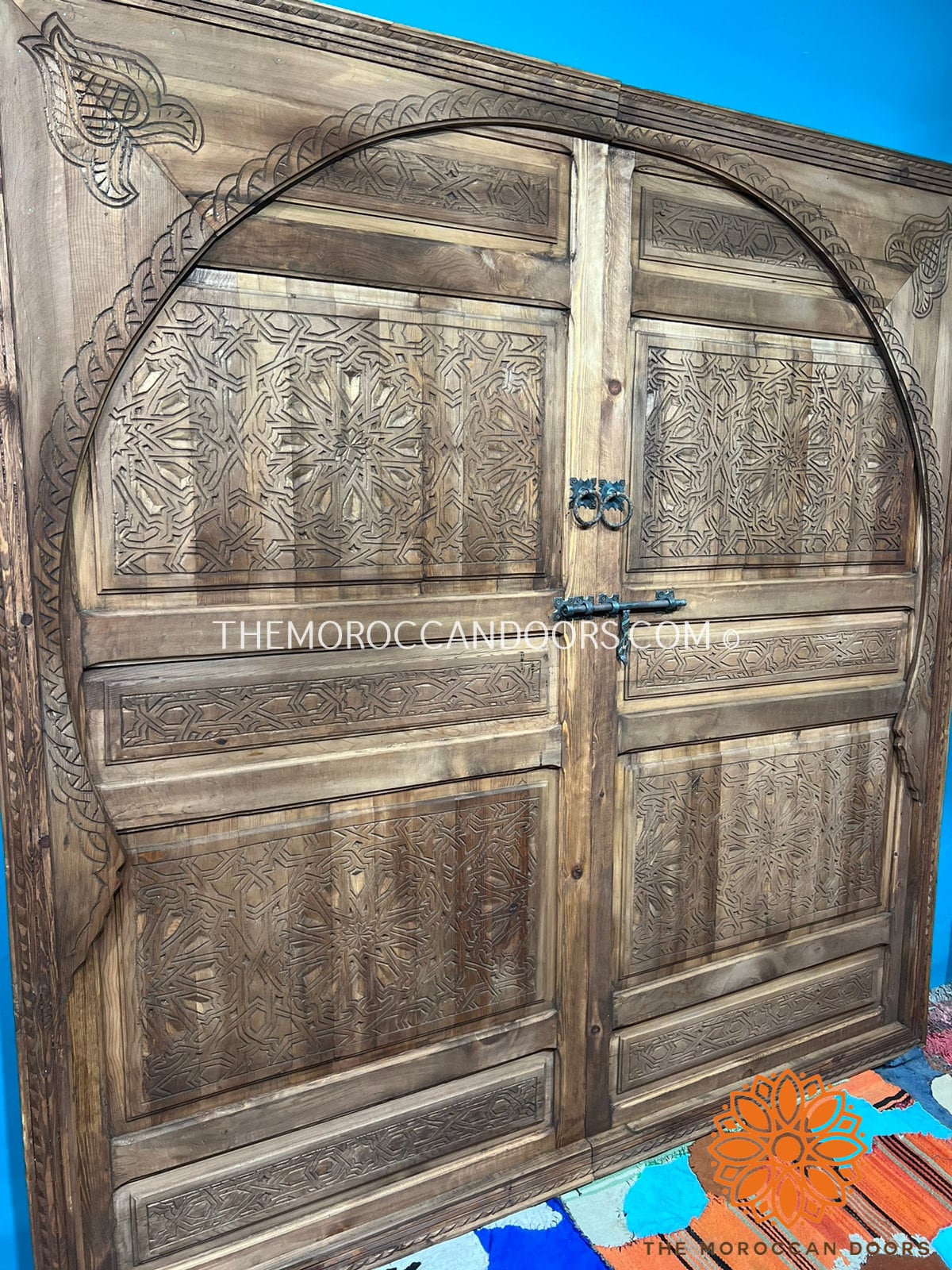 tête de lit Royal | Magistrale | Carved door | Wall deco | porte sculpté large