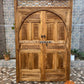 Moroccan Interior Exterior Door, Entrance Door, Antique Door, Entryway Door, Traditional Design, Hand Carved Door, Abstract Geometric.
