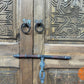 Wooden Moroccan Door With Handmade Carved Motif , Crafted by the best quality of wood